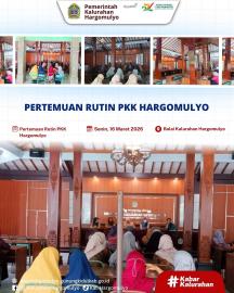 PERTEMUAN RUTIN PKK HARGOMULYO BULAN MARET 2026